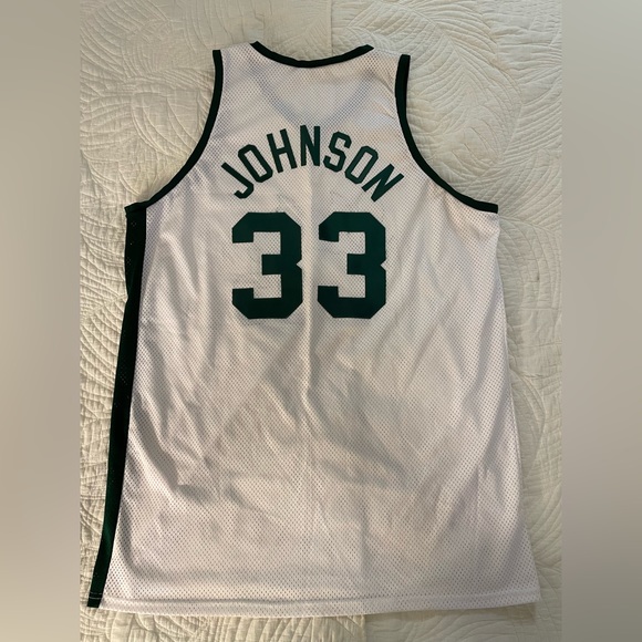 Authentic Michigan State #33 Magic Johnson jersey - Picture 8 of 9